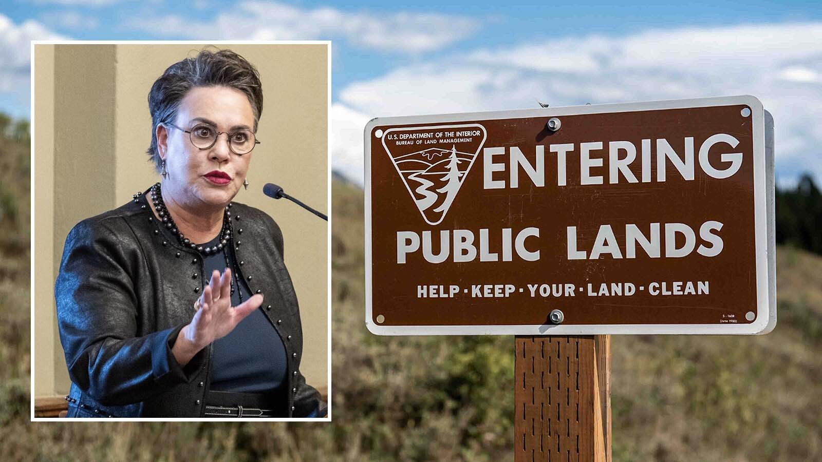 When Rep. Harriet Hageman declared her run Tuesday for U.S. Senate, it revived her critics' concerns over federal public land holdings. Hageman grappled with the theme for months this year, saying her foes have distorted and oversimplified the issue.
