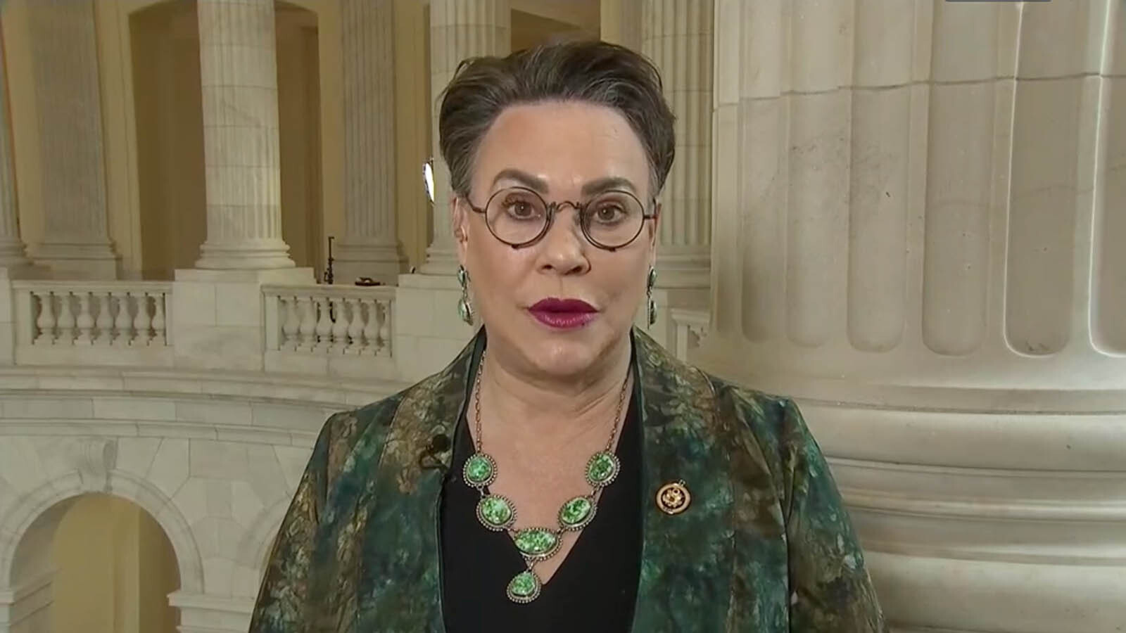 U.S. Rep. Harriet Hageman, R-Wyoming, talks on C-SPAN about the ability of the FBI to conduct warrantless surveillance of American citizens.