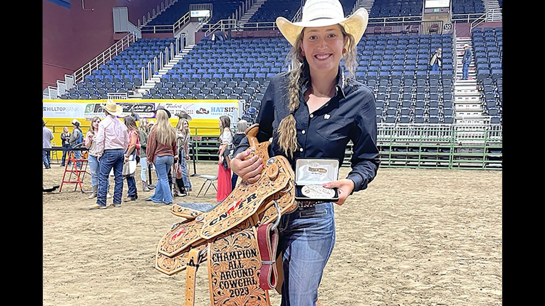 Wyoming-Raised Haiden Thompson, 19, Wins All-Around At First College National Finals Rodeo