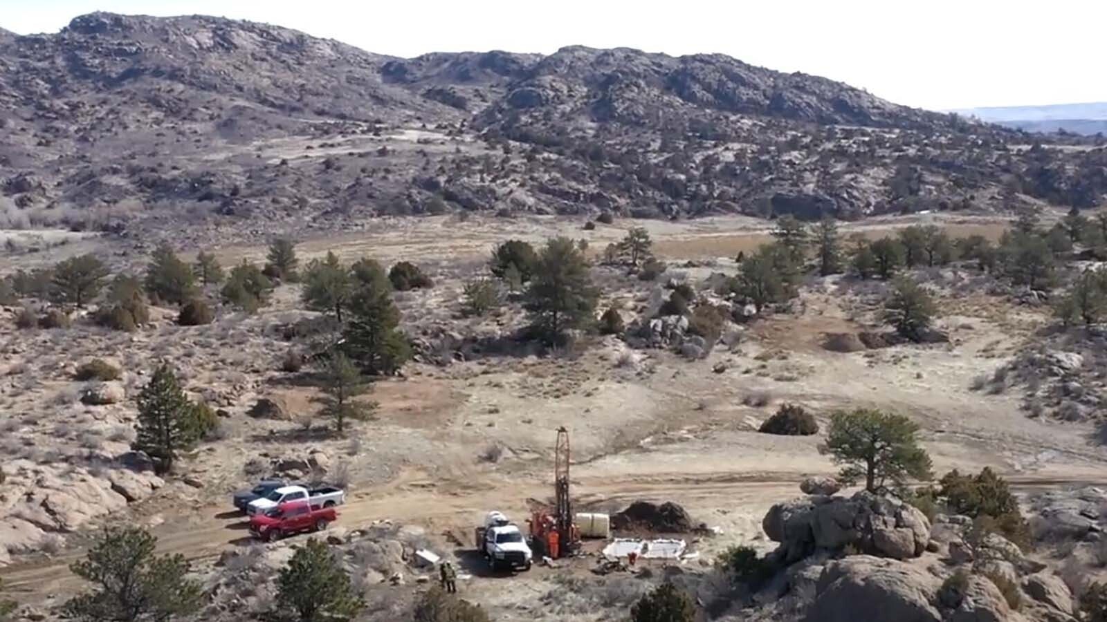 Wyoming Rare (USA)'s Halleck Creek Project in southeast Wyoming.