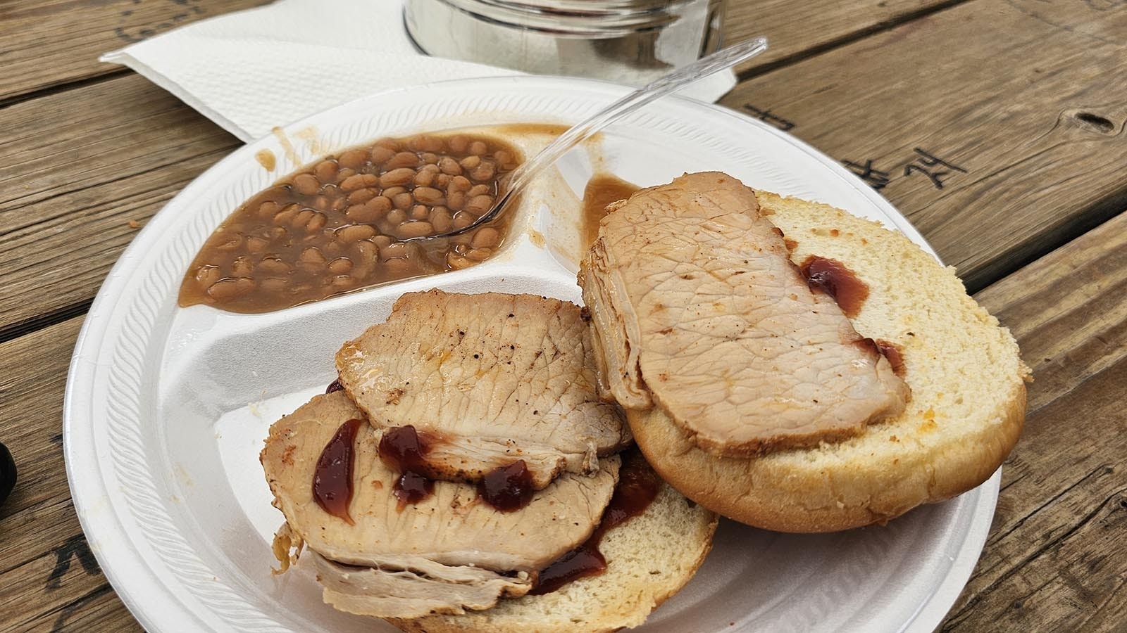 Free ham sandwiches have been drawing Sturgis rally goers to Hulett since at least 1988, along with a free concert. Beer and other beverages are available as well, usually at cheaper prices than Sturgis.