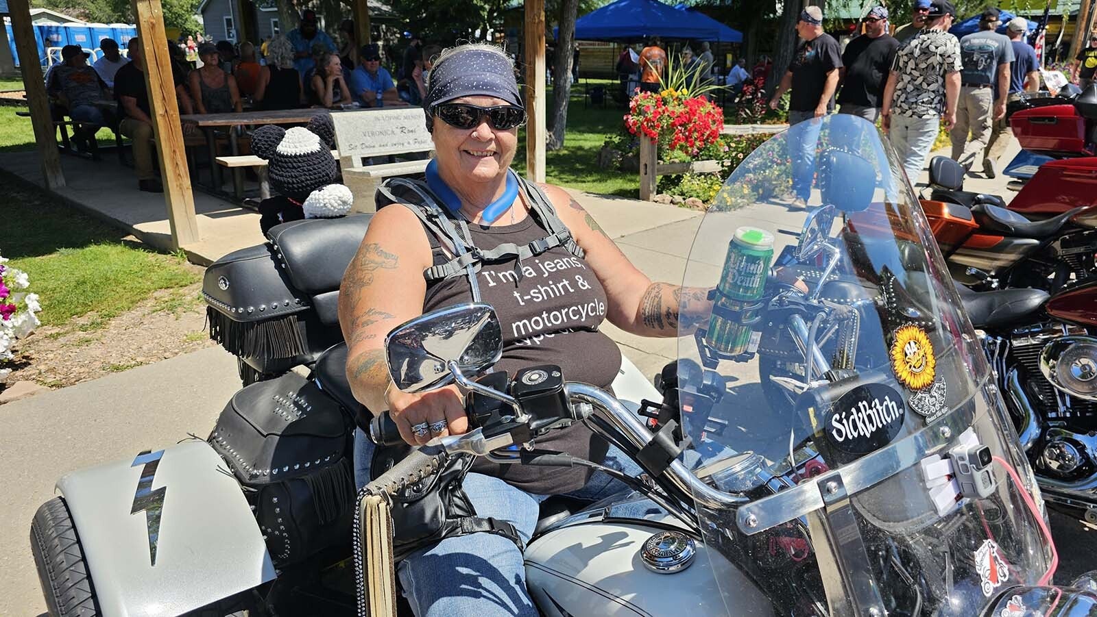 Virginia Eslinger of Gillette visits the Ham and Jam every year.  She's been coming for decades and it's always an occasion to remember a dear friend she met in first grade named Veronica.