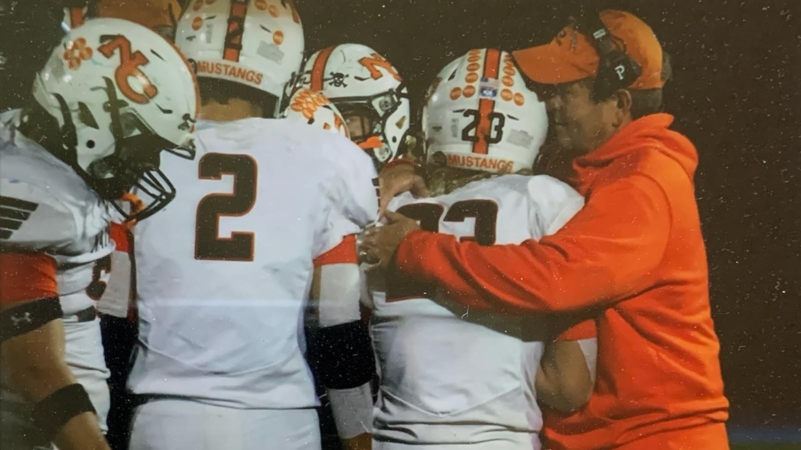 Natrona County High School head coach said he has found his players to be motivated. Here he offers encouragement earlier in his career.