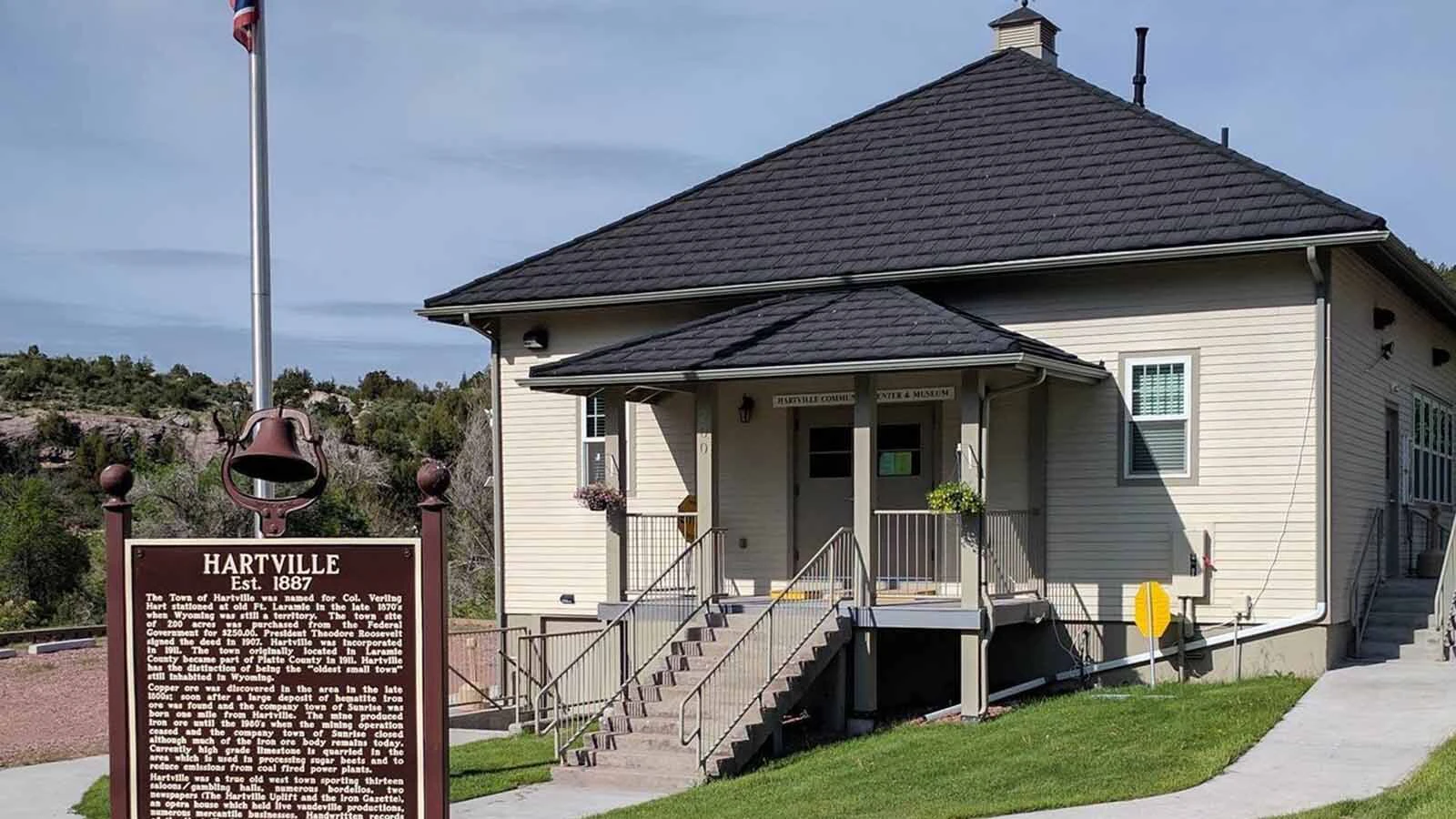 Hartville is wyoming's oldest incorporated town that remains an active town.