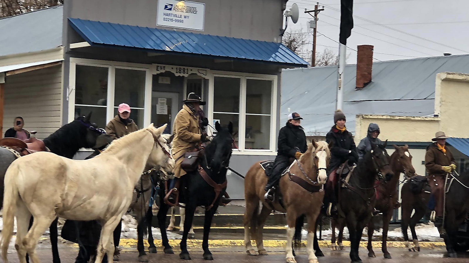 The Pony Express has become part of the Hartville Valentine's Day tradition, bringing valentines to the tiny Wyoming post office for its annual commemorative stamp.
