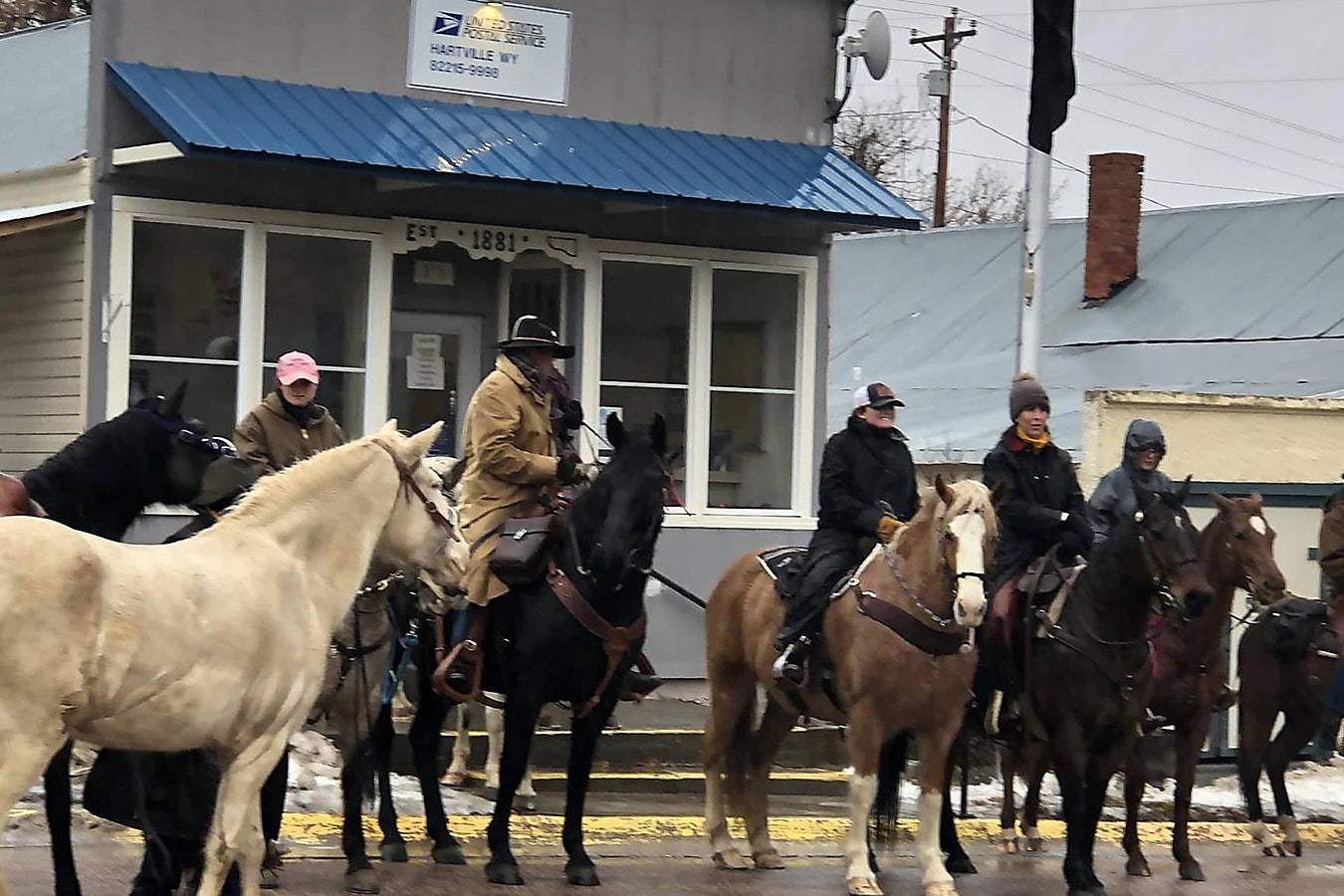 The Pony Express has become part of the Hartville Valentine's Day tradition, bringing valentines to the tiny Wyoming post office for its annual commemorative stamp.