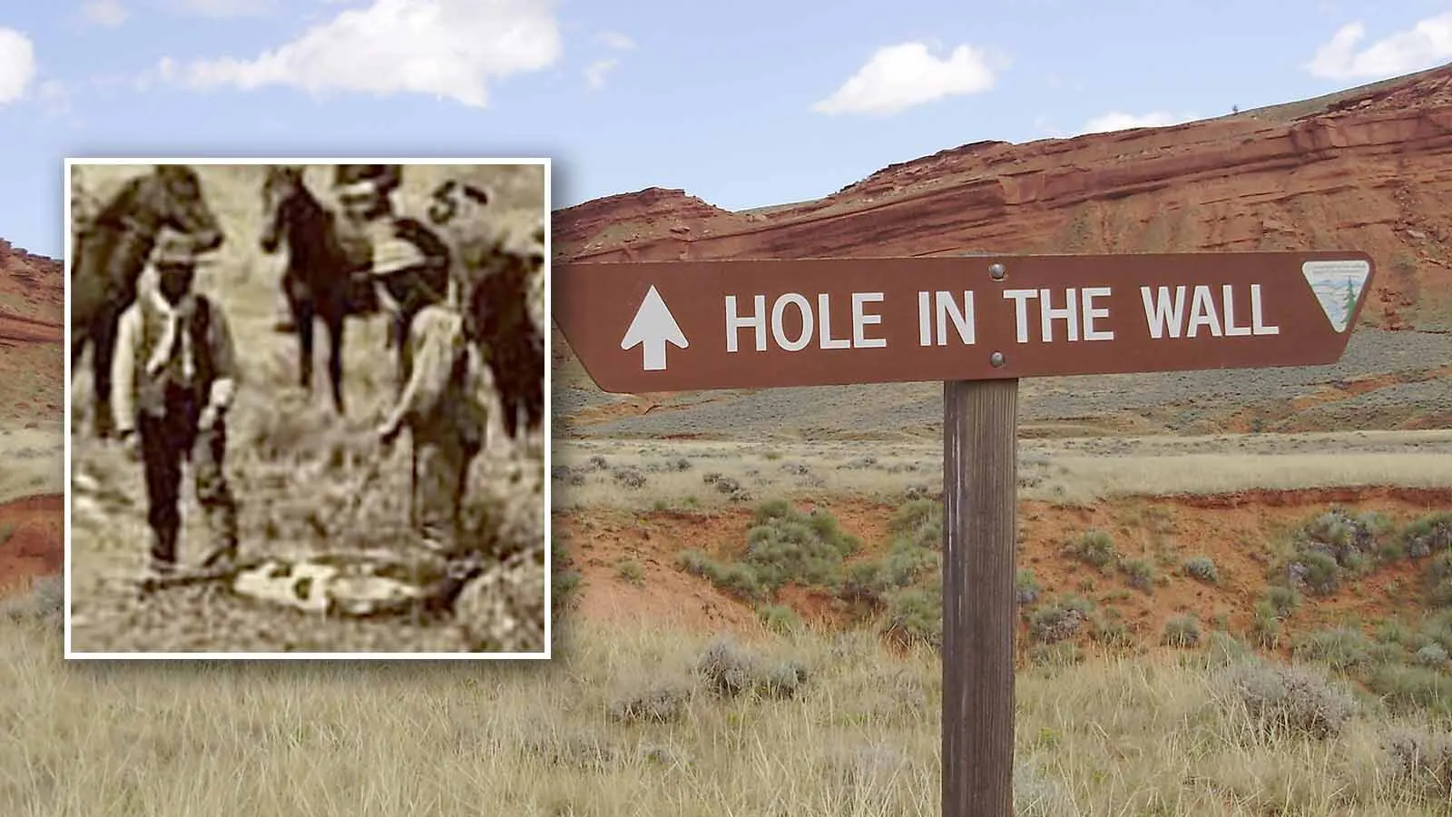 Harve Ray was a more notorious Hole-in-the-Wall outlaw than Butch Cassidy in the late 1800s, but no photo evidence of him existed until recently. A Wyoming historian has uncovered an 1897 photo that identifies him as part of a branding on Kirby Creek, seen above at right.