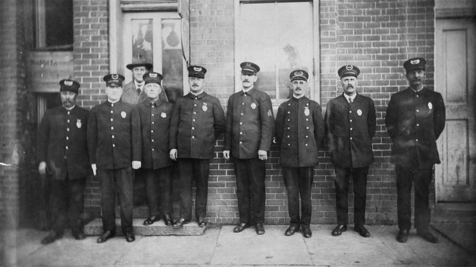 Cheyenne Police Officer Tom Holland was confronted with a specter late at night in the hallway of the police station. He said the experience was terrifying.