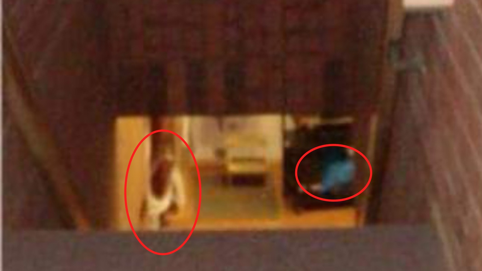 An explained dark-haired lady and blue mist captured by a patron of the Sweetwater County Library.