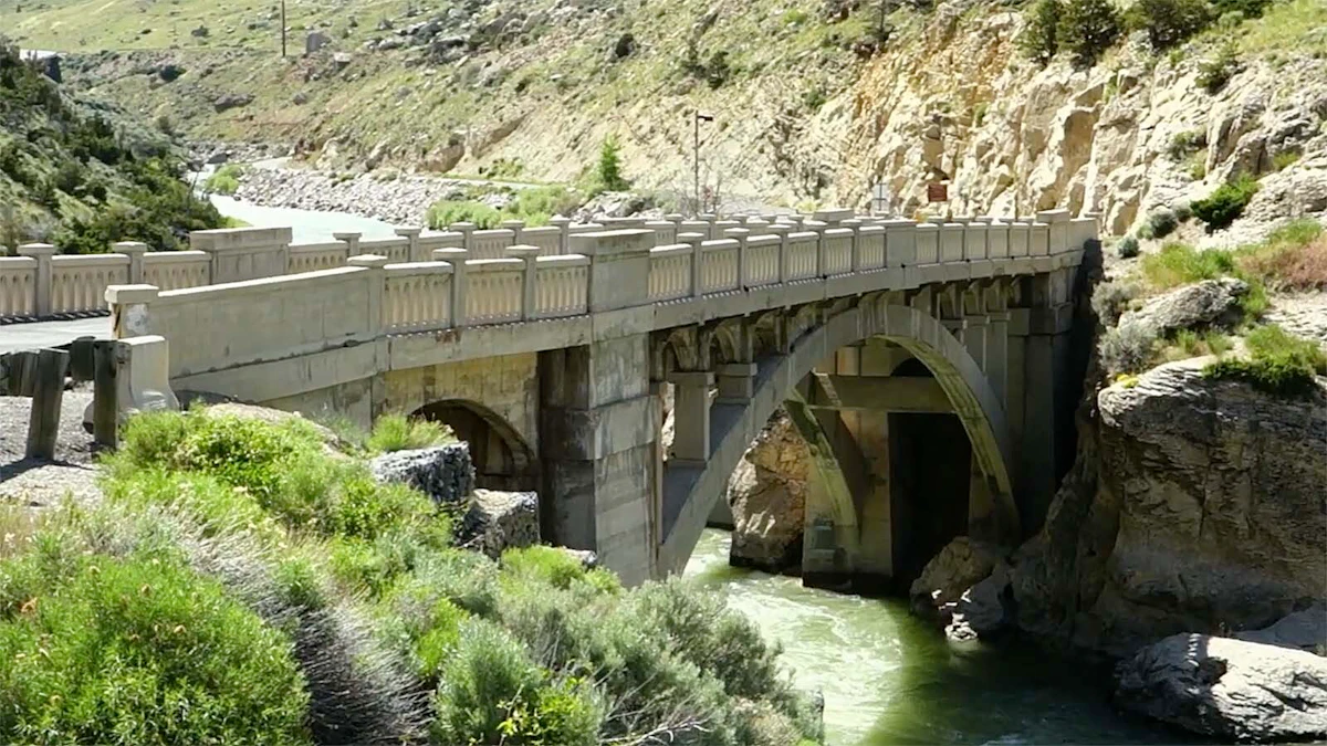 Hayden Arch Bridge West Of Cody Is 100 Years Old And One Of A Kind