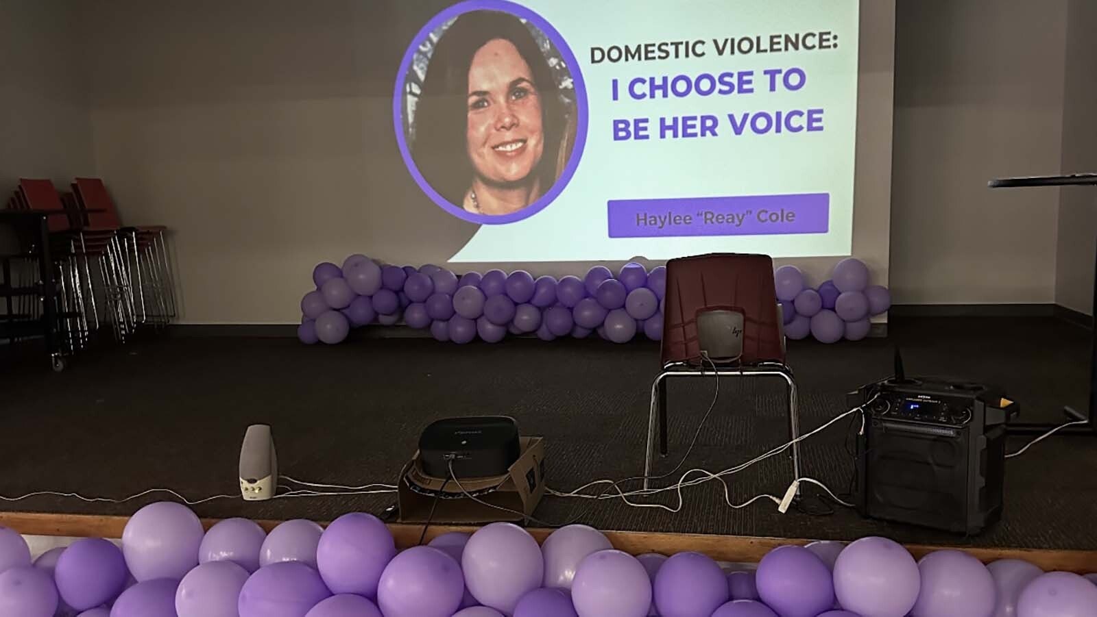 Haylee Cole travels the country speaking out about domestic violence.