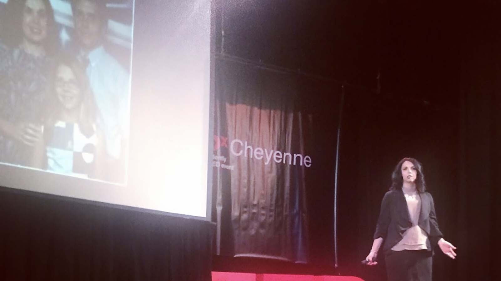 Haylee Cole travels the country speaking out about domestic violence.