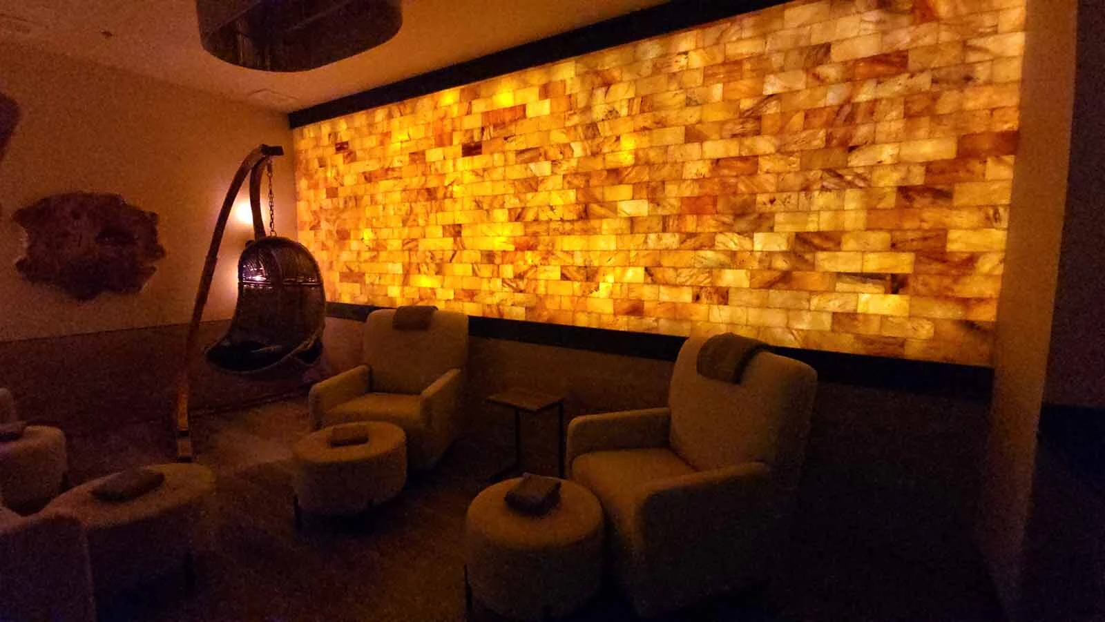 The Himalayan salt therapy room at the Ember Lilly Spa, which is part of the former Snow King Resort in Jackson, now known as Trailborn.