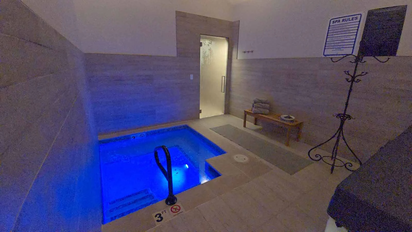 An interior hot tub at the Ember Lilly Spa, which is part of the former Snow King Resort in Jackson, now known as Trailborn.