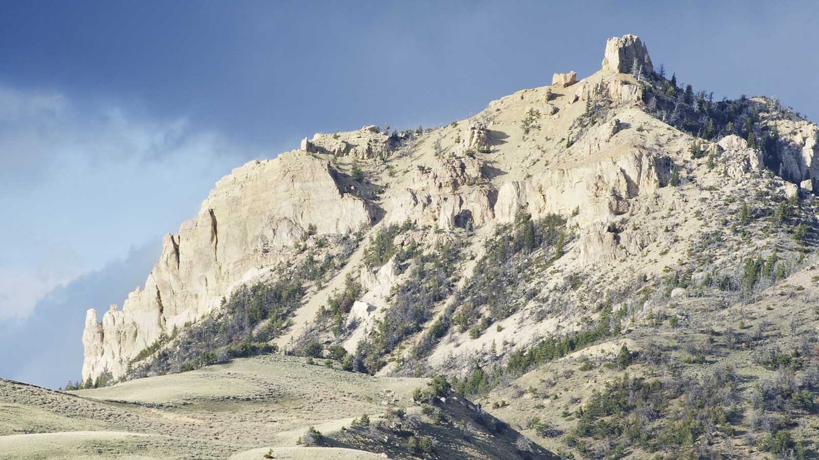 Heart Mountain in Park County, Wyoming.