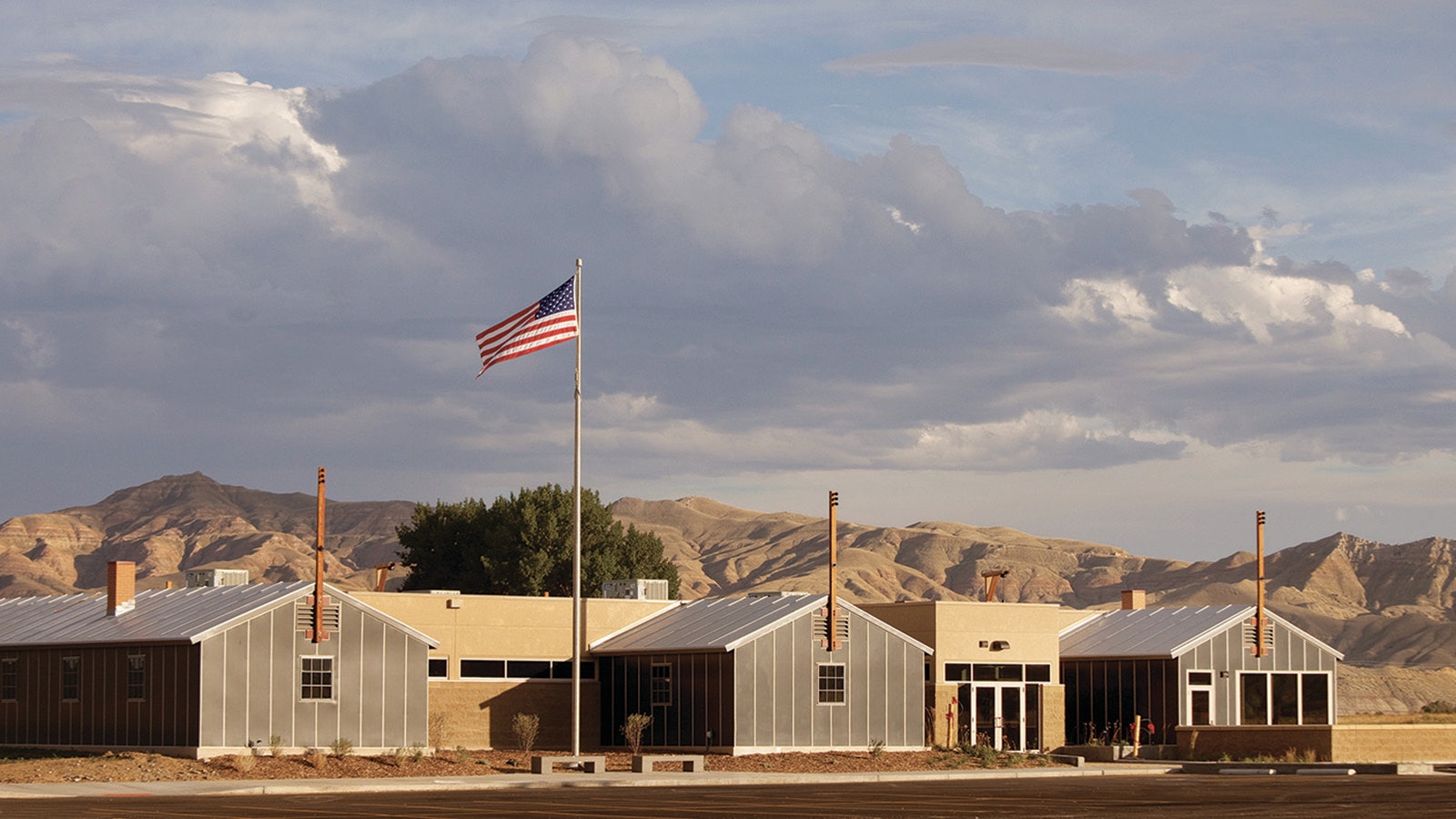 The Heart Mountain Institute is now as museum and interpretive center preserving the history of the Heart Mountain Relocation Center near Cody, Wyoming, during World War II.