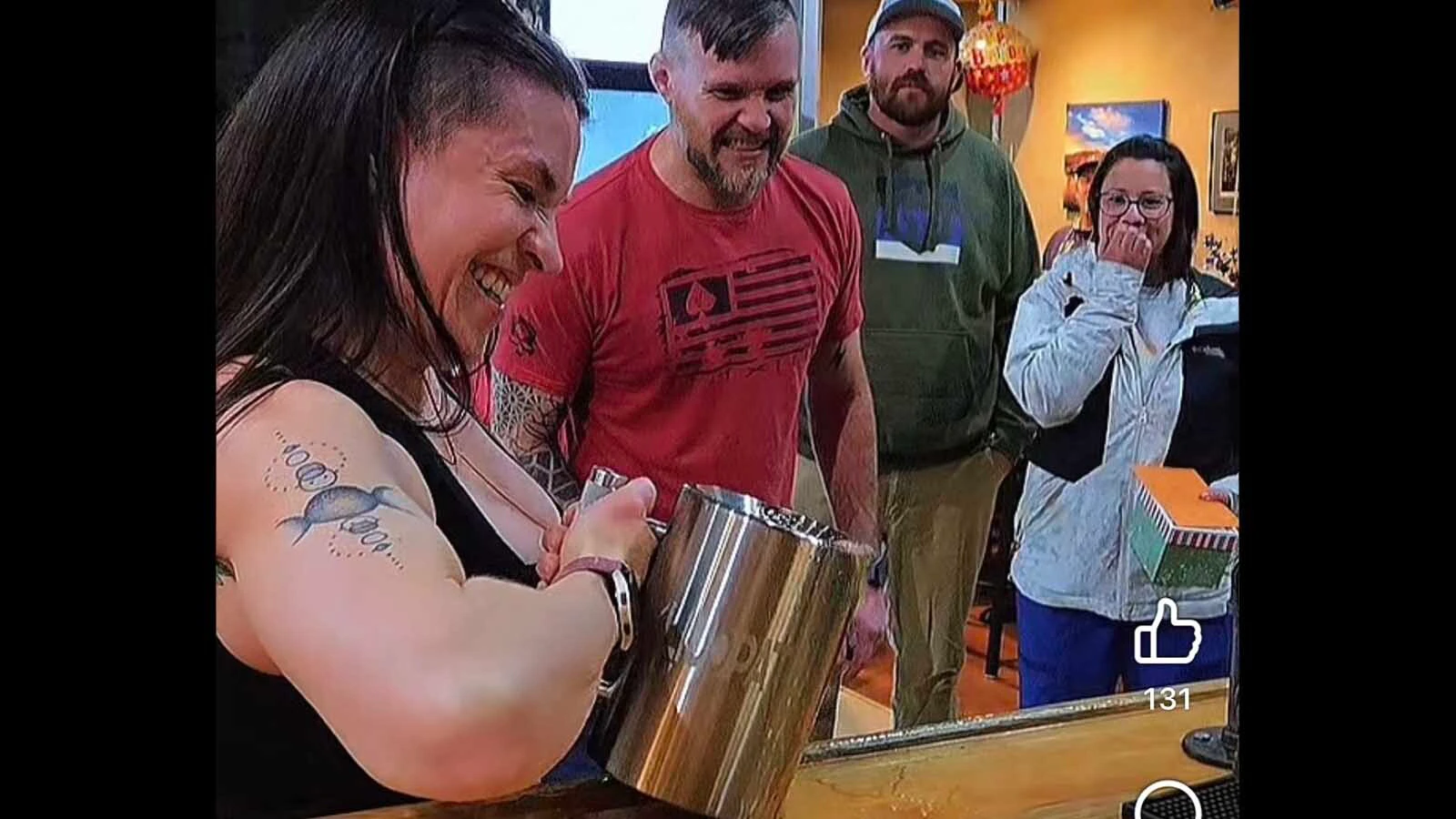 That 31-pound mug filled with beer on the bar at Square State Brewing in Rock Springs doesn’t look that impossible to drink from. “Then they grab it, and it’s a whole different story,” says owner Cassanrda Vincelette.