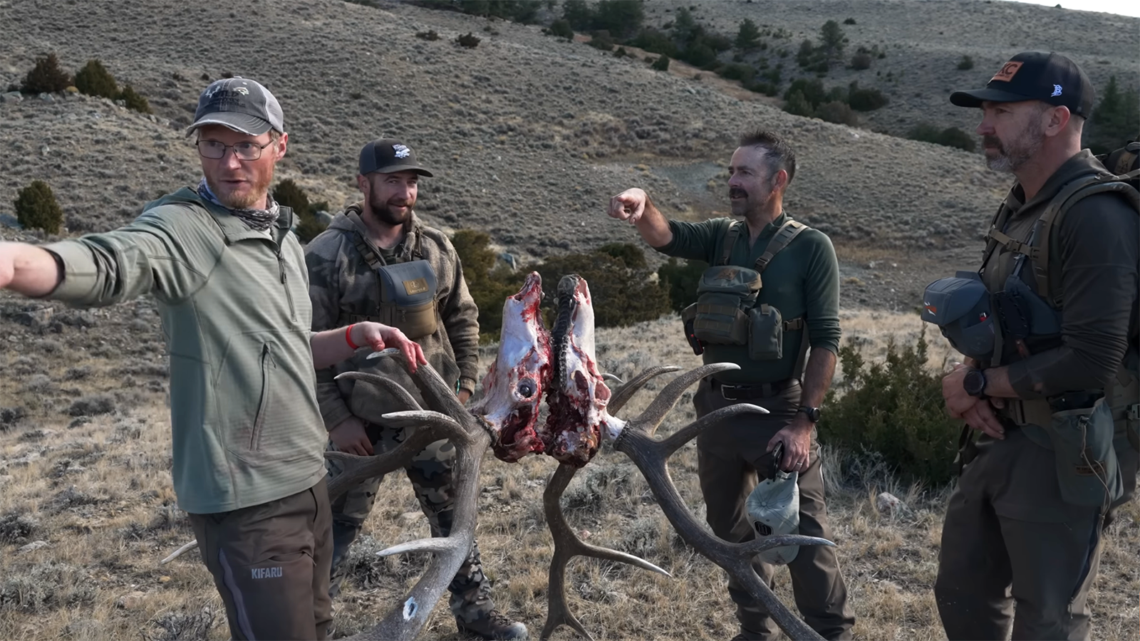 Hunters who used a helicopter to reach public land surrounded by private property in Johnson County say a rancher tried to steal an elk head and antlers from them. Brett D. DeLapp was charged with misdemeanor theft and pleaded not guilty.