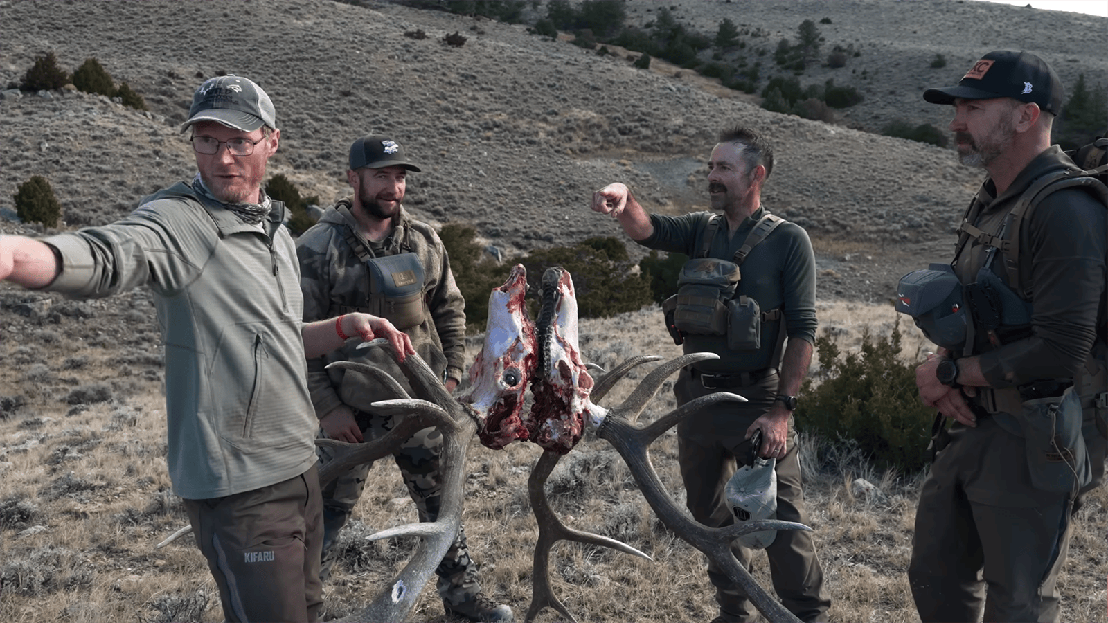 Hunters who used a helicopter to reach public land surrounded by private property in Johnson County say a rancher tried to steal an elk head and antlers from them. Brett D. DeLapp was charged with misdemeanor theft and pleaded not guilty.