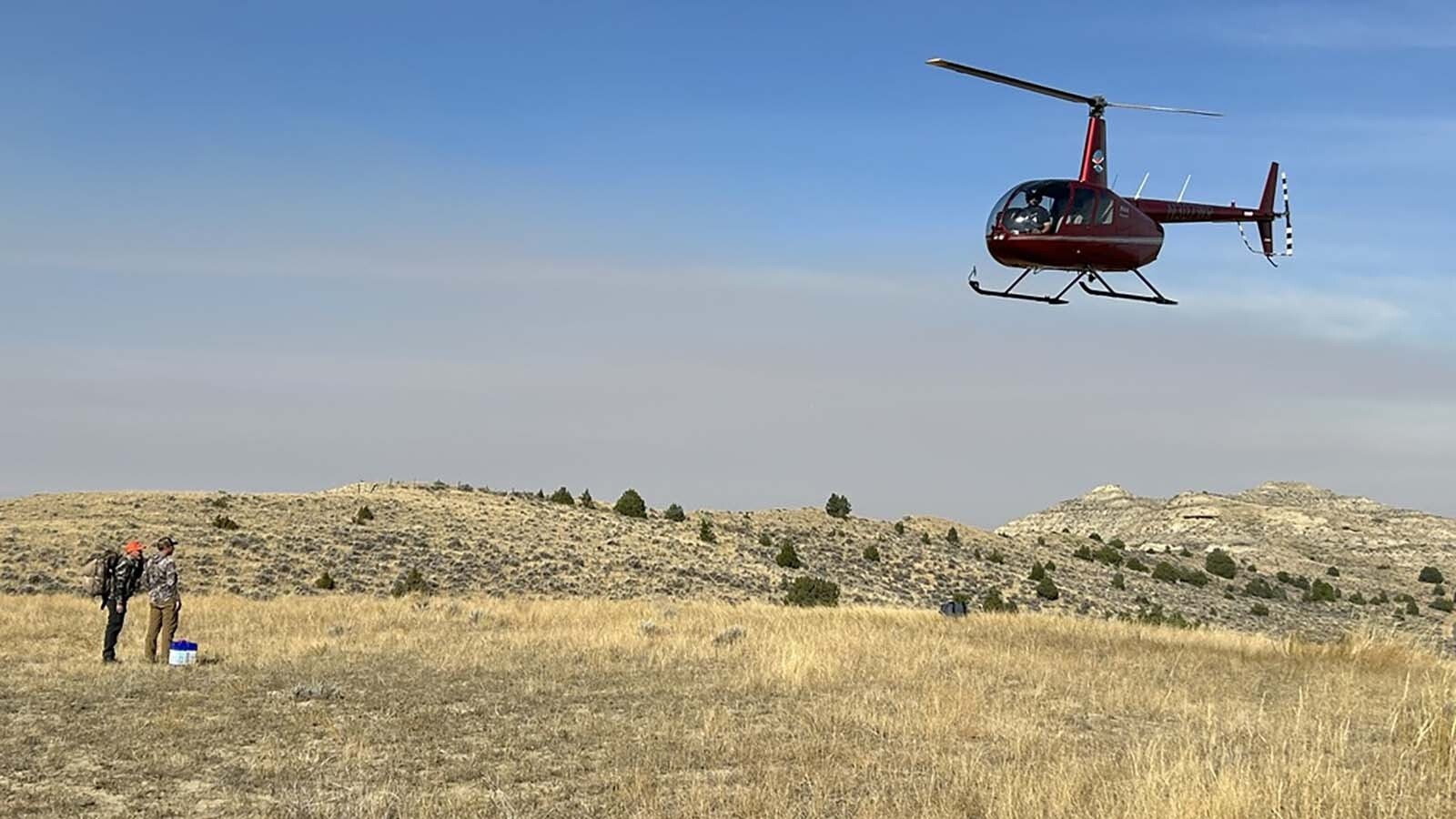 Some hunters say the only way to access isolated parcels of public land is by air.