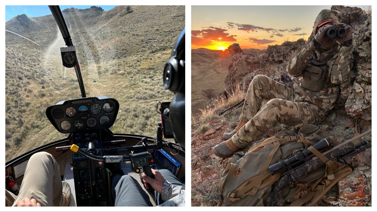 Fly-in hunters say that aircraft must adhere to the same rules vehicles do on BLM and state trust land and may land and take off only from established roads. On landlocked sections of public land, hunters say the best tactic is what works anyplace else: Find a high point and glass, or search for game with binoculars or spotting scopes.