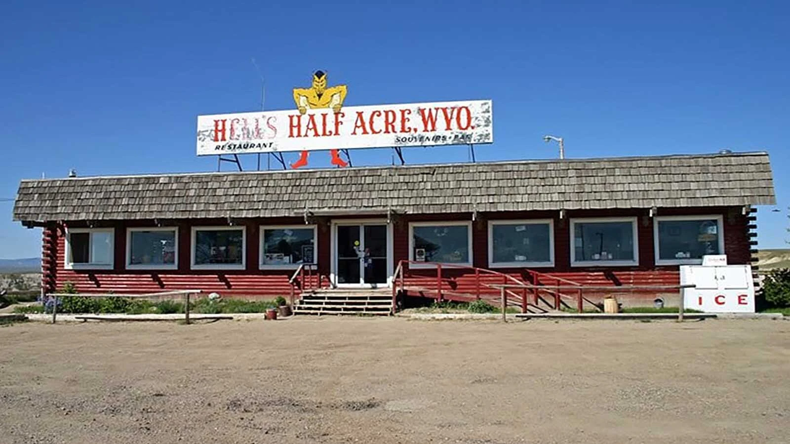 The Hell's Half Acre restuarant near Casper has been closed for years. Its unique sign is being restored and moved to be put on display in the Wyoming Valley of Pennsylvania.