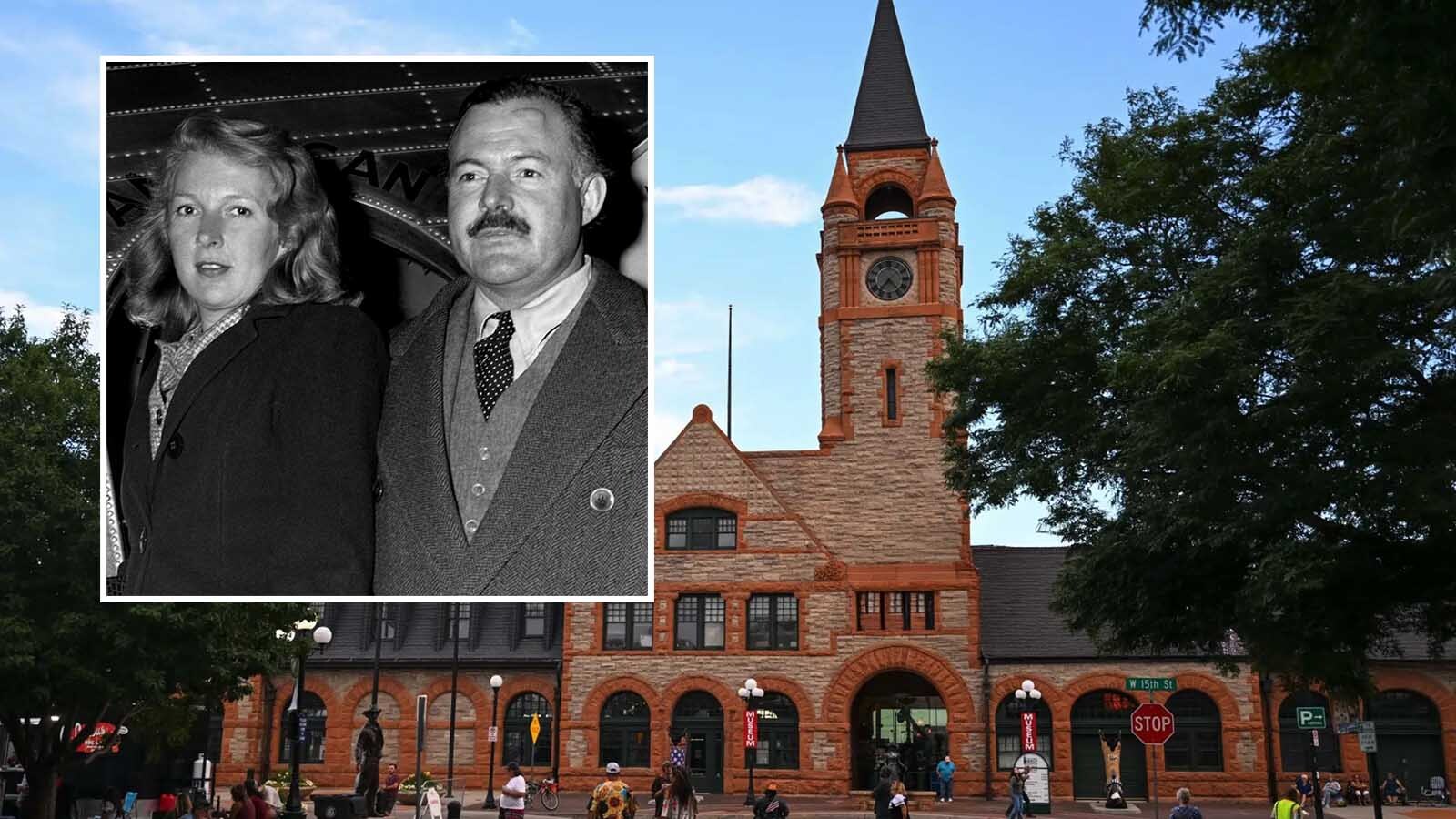Ernest Hemingway and Martha Gellhorn were married in 1940 at the Cheyenne Depot.