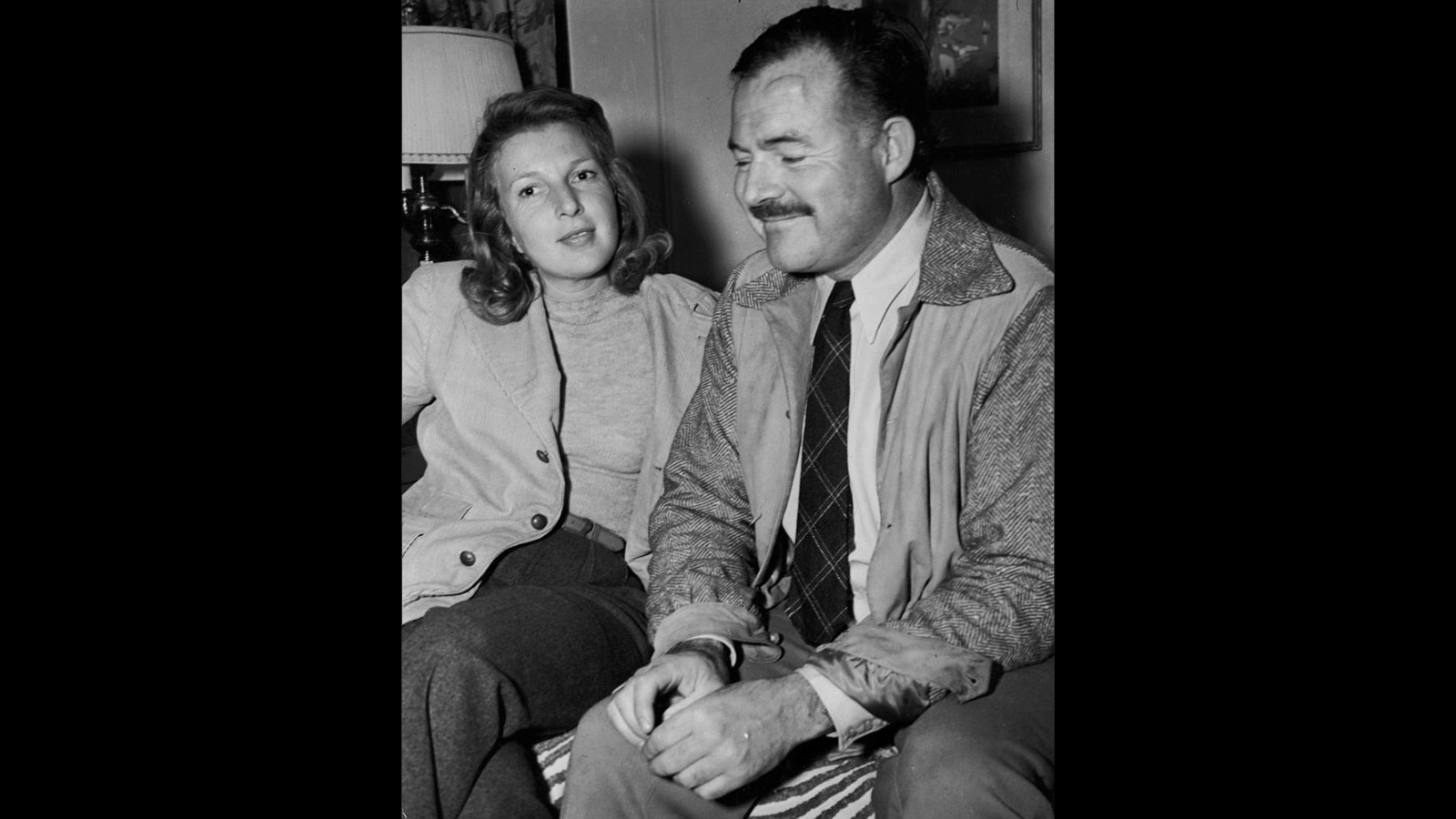 Ernest Hemingway and Martha Gellhorn in Sun Valley, Idaho, in 1940.