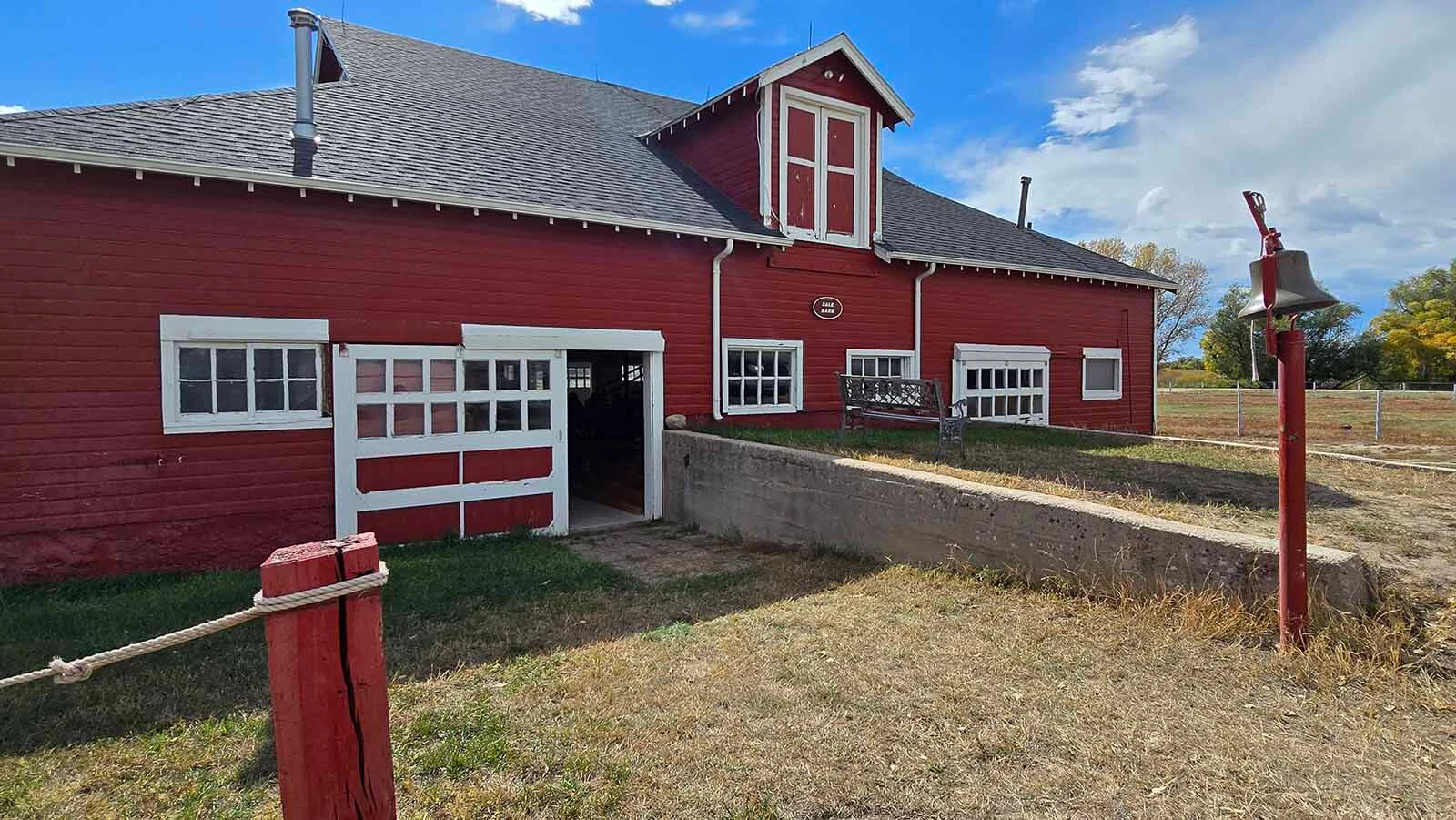 The Sale Barn at Wyoming Hereford Ranch, which is the nation’s oldest continuously registered livestock operation.