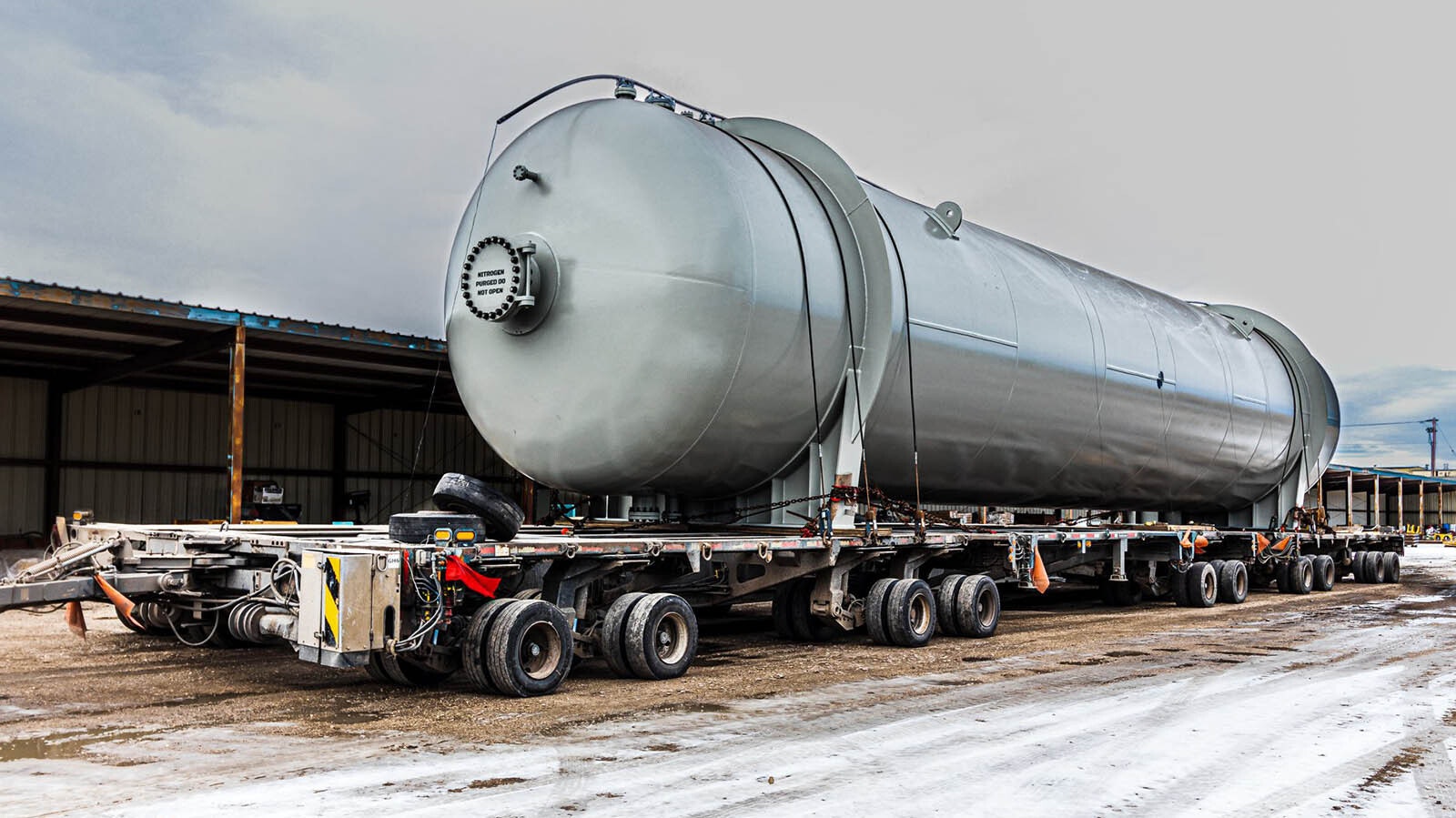 It can take months to work out the logistics of transporting the giant vessels High Country fabricates for customers across the country and world.