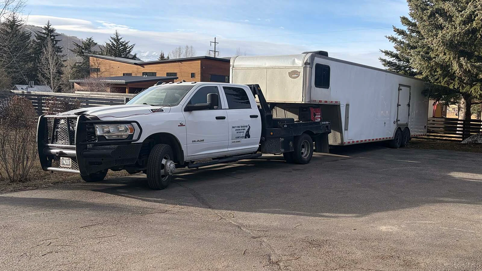 Guilty Dog Transport, owned and operated by Eric Huyffer of Jackson, hauls some of the most expensive cars in Wyoming to various locations in the United States. His main gig, Huyffer said, is getting exotic cars like the Ferrari and Porsche to their oil change appointments in Salt Lake City, Utah. 