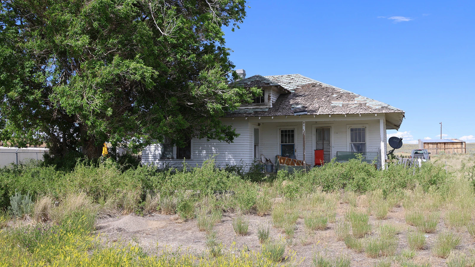 The house next to the Bright Spot can be traced back to the original owners in 1923.