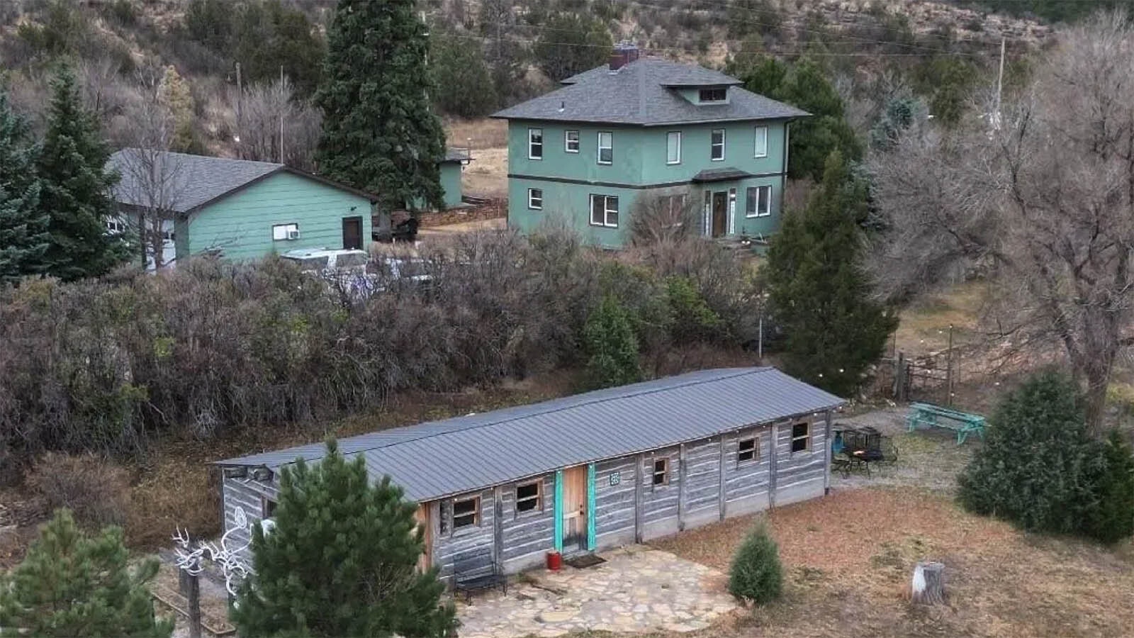 A five-bedroom house near the abandoned company mining town of Sunrise, Wyoming, in the Hartville area is chock-full of history — and for sale, listing for $809,000. It was home to an early pioneer, and the sale includes the Guernsey Cabin.