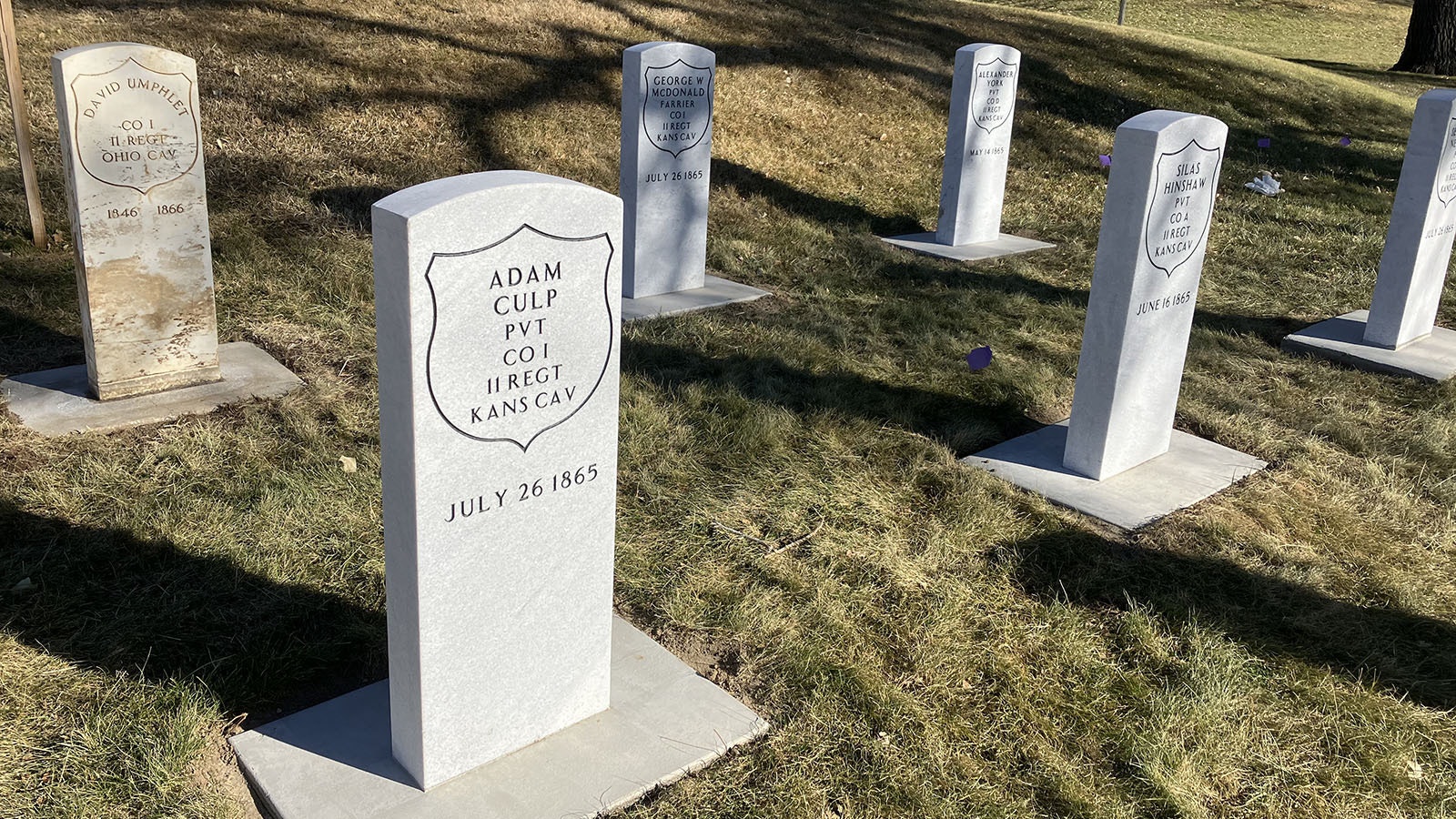 Johanna Wickman is spearheading a project to place headstones for each soldier who died while serving at Fort Caspar.