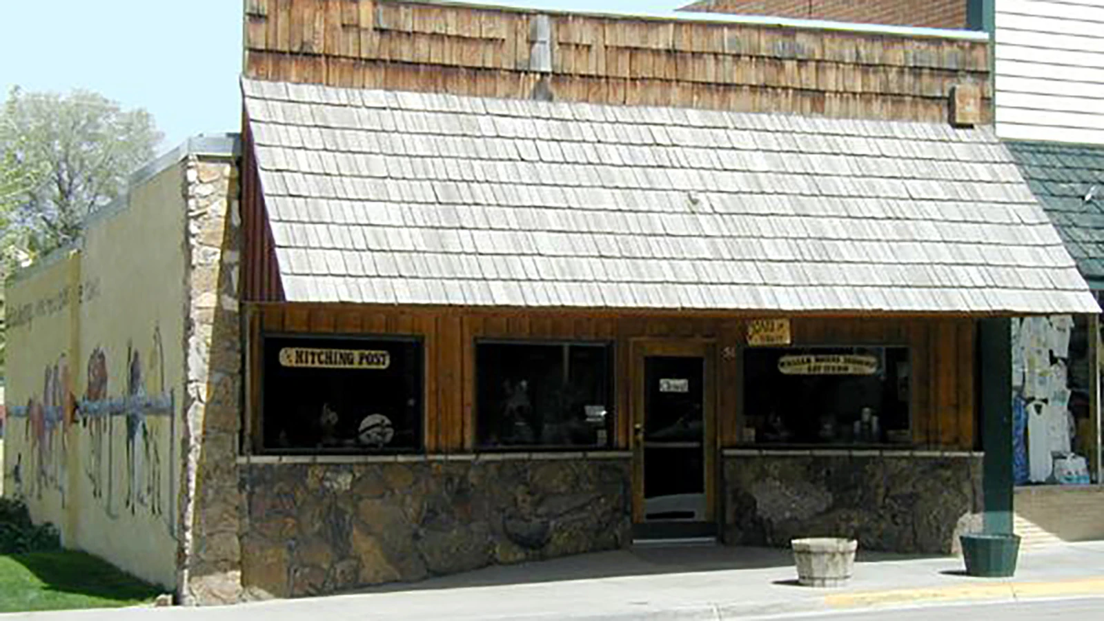 The Hitching Post Gallery building was constructed in 1897 and has housed several businesses over the years.