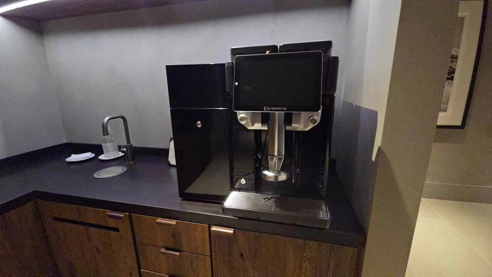 The $40,000 coffee machine at Hoback Club.