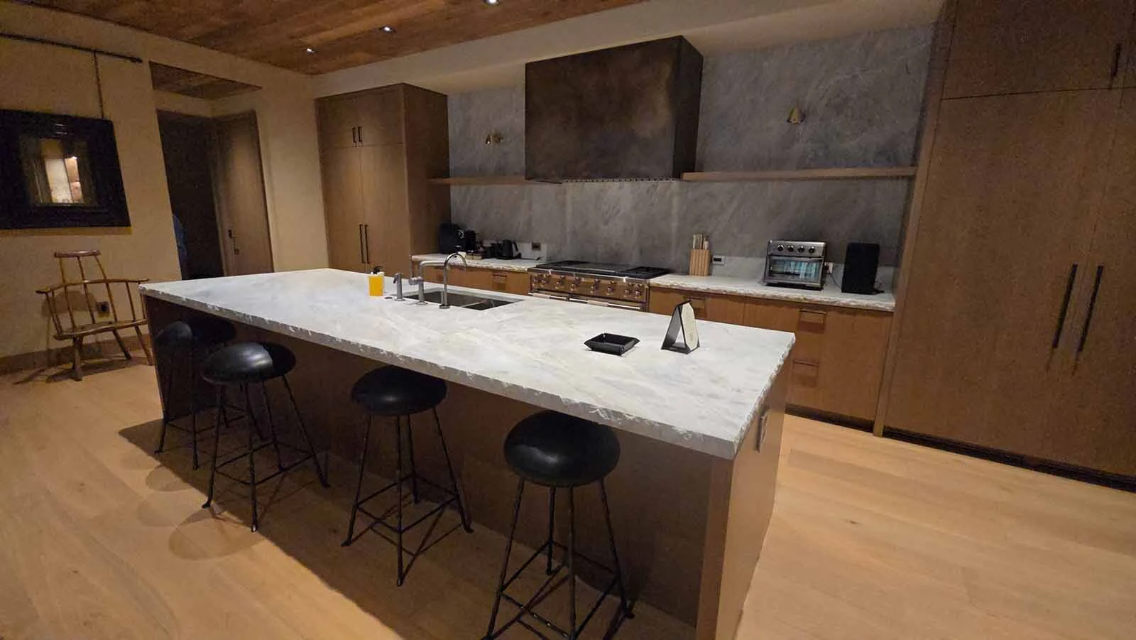 Inside one of the residences at the Hoback Club.