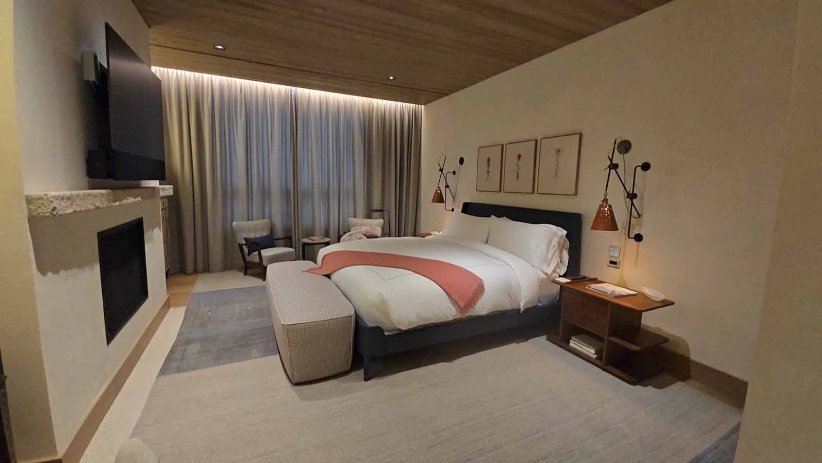 Inside one of the residences at the Hoback Club.