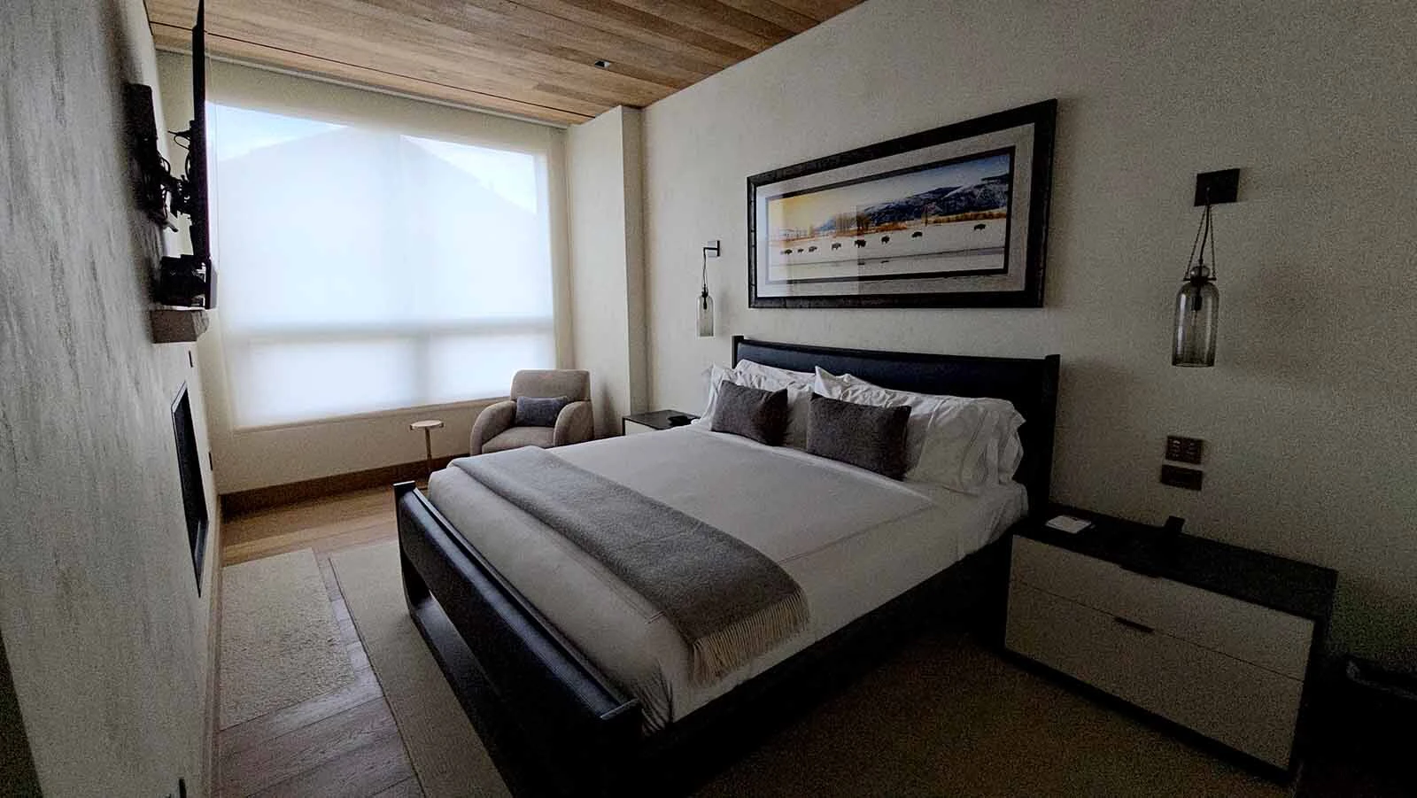 Inside one of the residences at the Hoback Club.