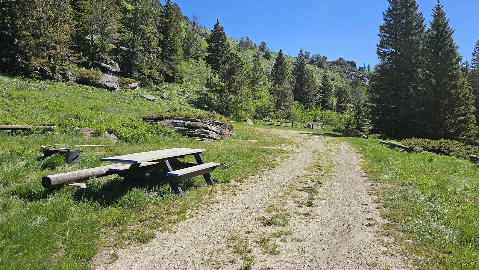 There is a public campground on the way to the Hole in the Wall. It's a very rustic affair.