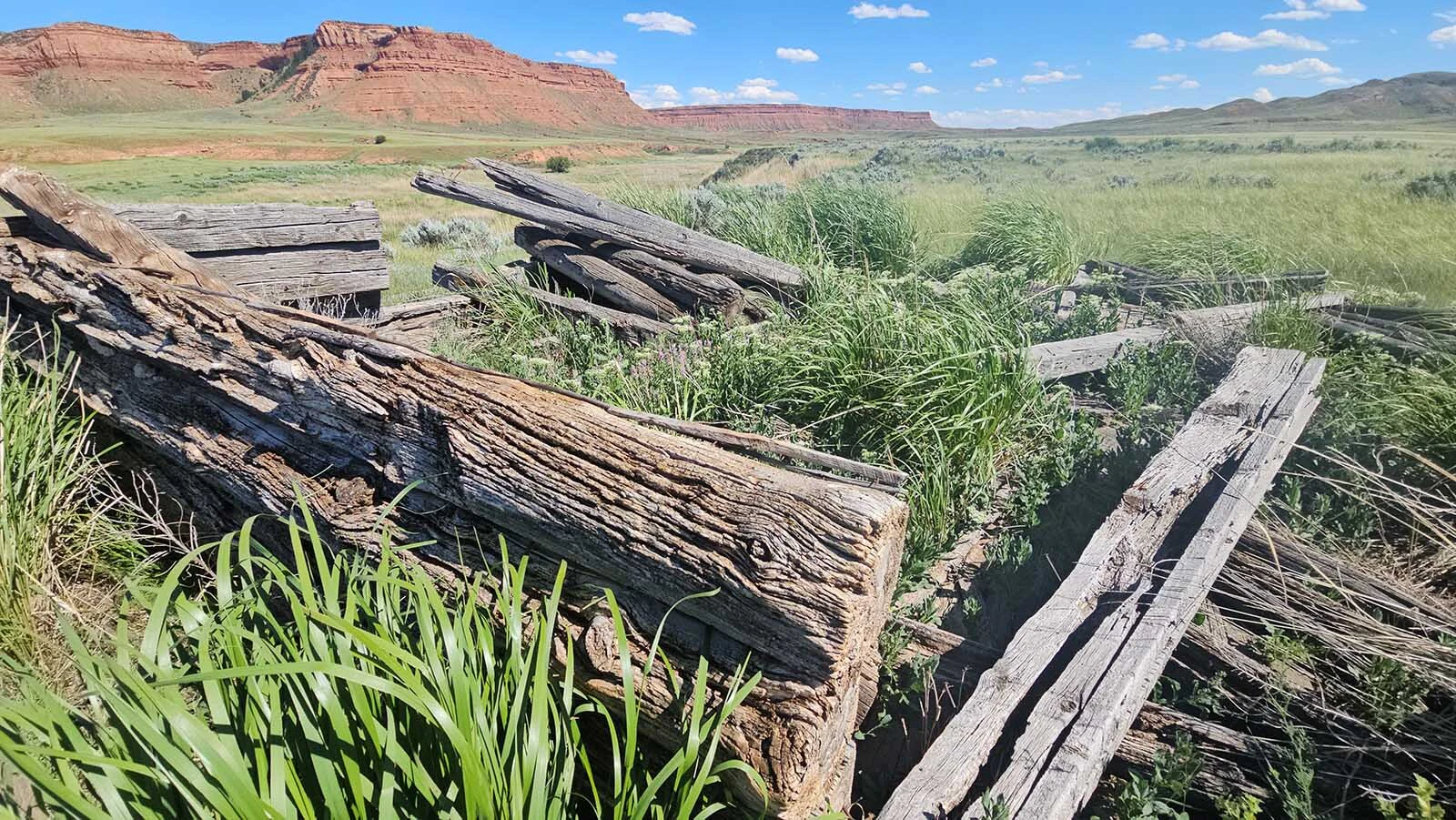 It was a cabin of dreams in the Hole in the Wall country, but is now giving way to time and the elements. The building was part of the ranch that belonged to Alex Ghent.