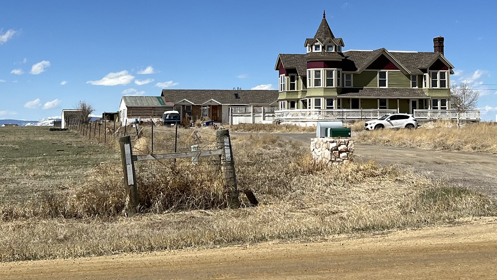 The Holliday House mansion was built in 1878 in downtown Laramie. In 1978, it was moved to a three-acre property west of town.