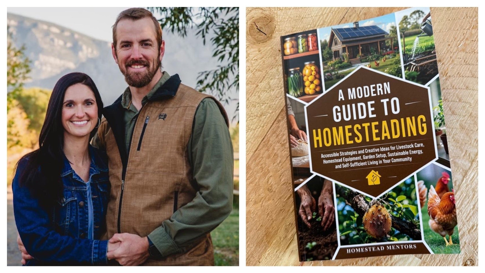 Ashley and Brett Trudo have been homesteading for the past 12 years and are working hard to share what they’ve learned with others who are interested. She's written a book about homesteading.