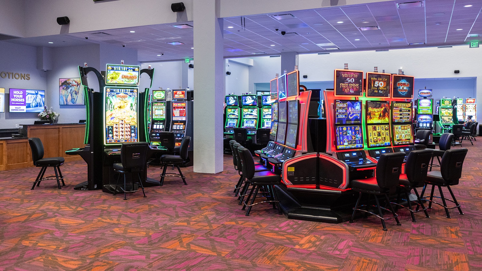 The new Horse Palace at Swan Ranch just south of Cheyenne was built to target customers from Colorado.