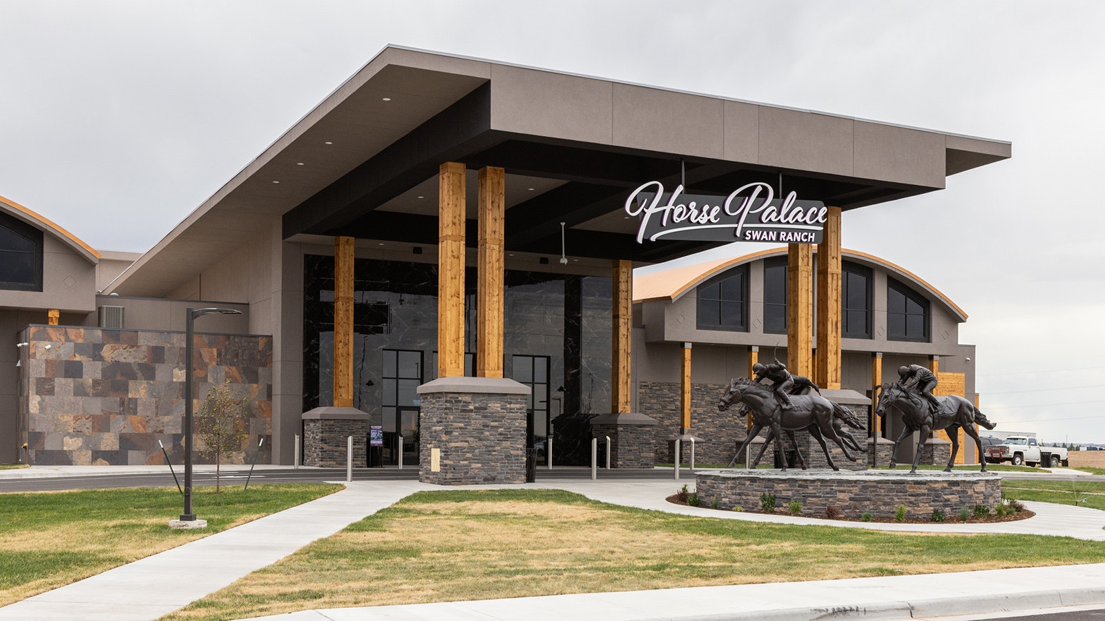 The new Horse Palace at Swan Ranch just south of Cheyenne was built to target customers from Colorado.