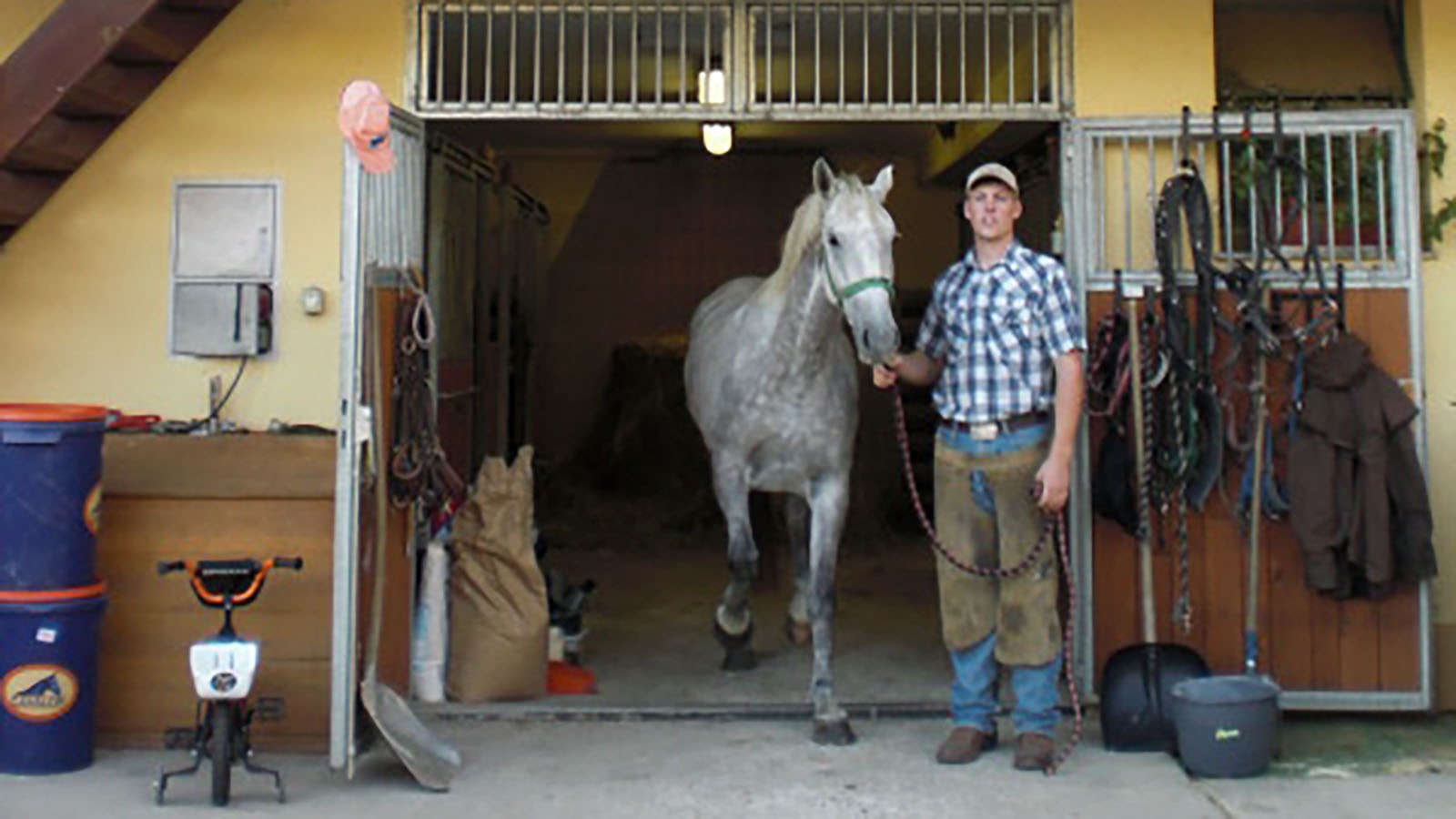 Clay Schafer has traveled the world shoeing horses, from Austria to Arizona.