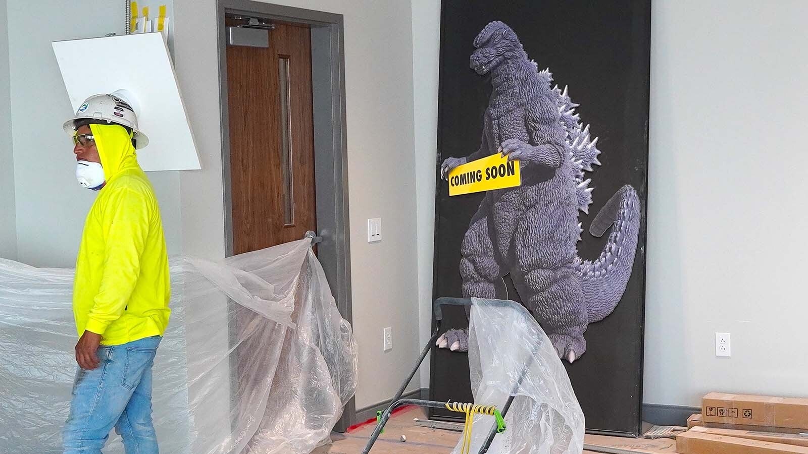 Godzilla is coming soon to the Hoskinson Health & Wellness Clinic. The clinic already has two walking talking life-size robots, replicas of one from “Lost in Space” and another from “Forbidden Planet.”