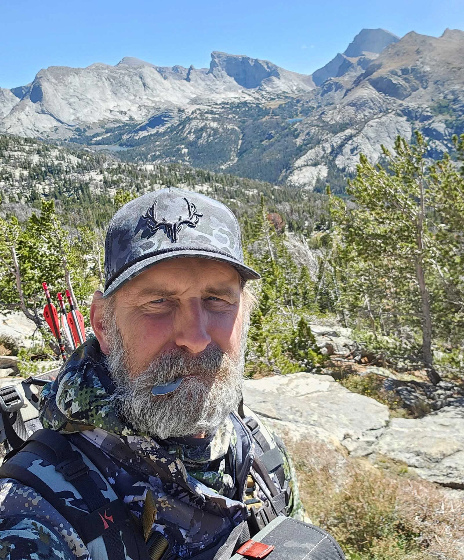 Avid Hunter Vance McGahey said it was so hot in the Wind River mountains he didn’t bother shooting and elk because he was worried the meat would spoil.
