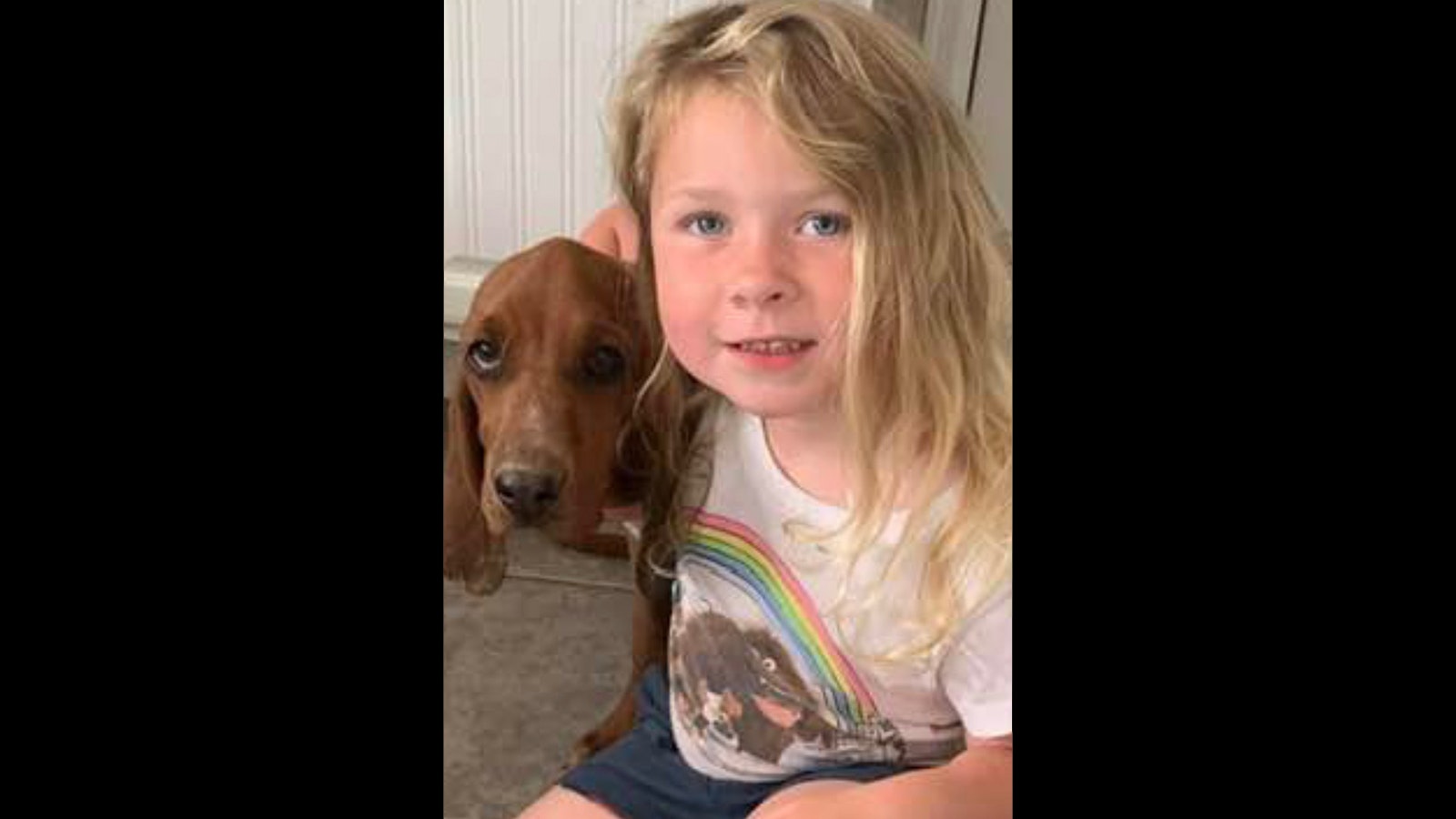 Lainey Swaggert of Pueblo, Colorado, recently received a hound dog pup named Zeus from Doug Boykin.