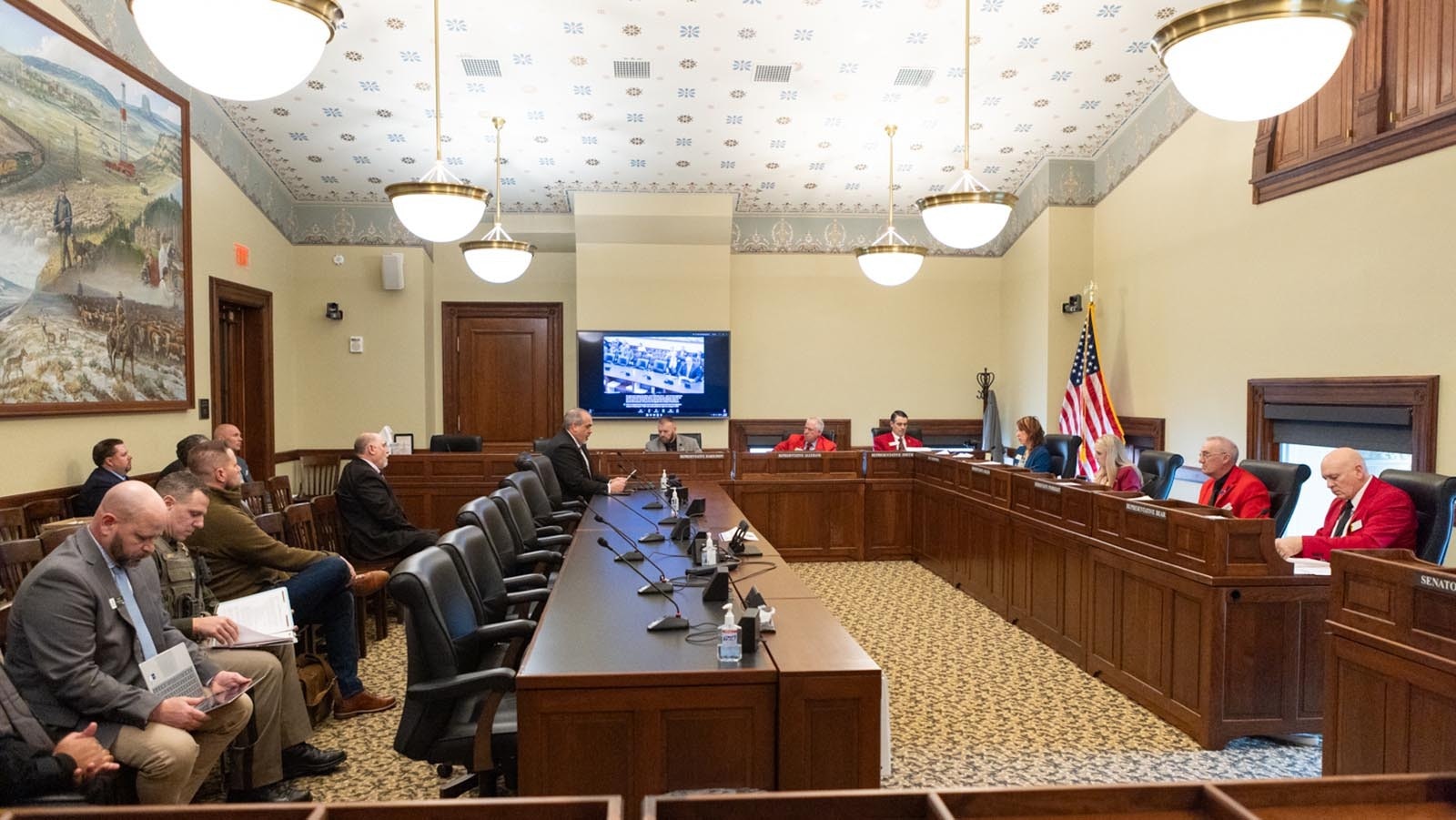 The House Appropriations Committee debates Senate File 101 at the state Capitol on Friday, Feb. 13, 2026.